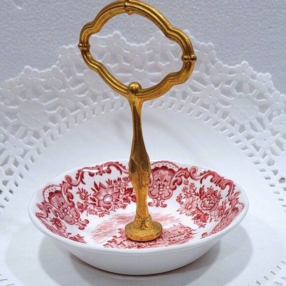 Enoch Wedgwood Serving Dish with Handle "Royal Homes of Britain" 1965 - 1980 - Picture 1 of 6